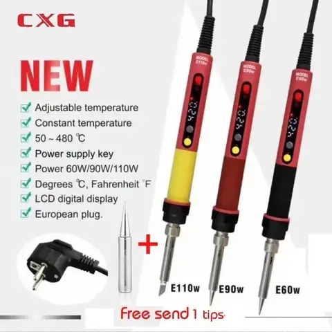 Digital Adjustable Soldering Iron 110V 220V CXG