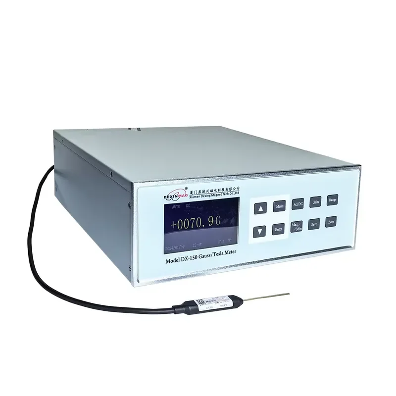 DX-150 AC/DC Magnetic Gauss Meter 0.01mT Resolution IECEE Certified OEM for University Laboratory Magnetic Field