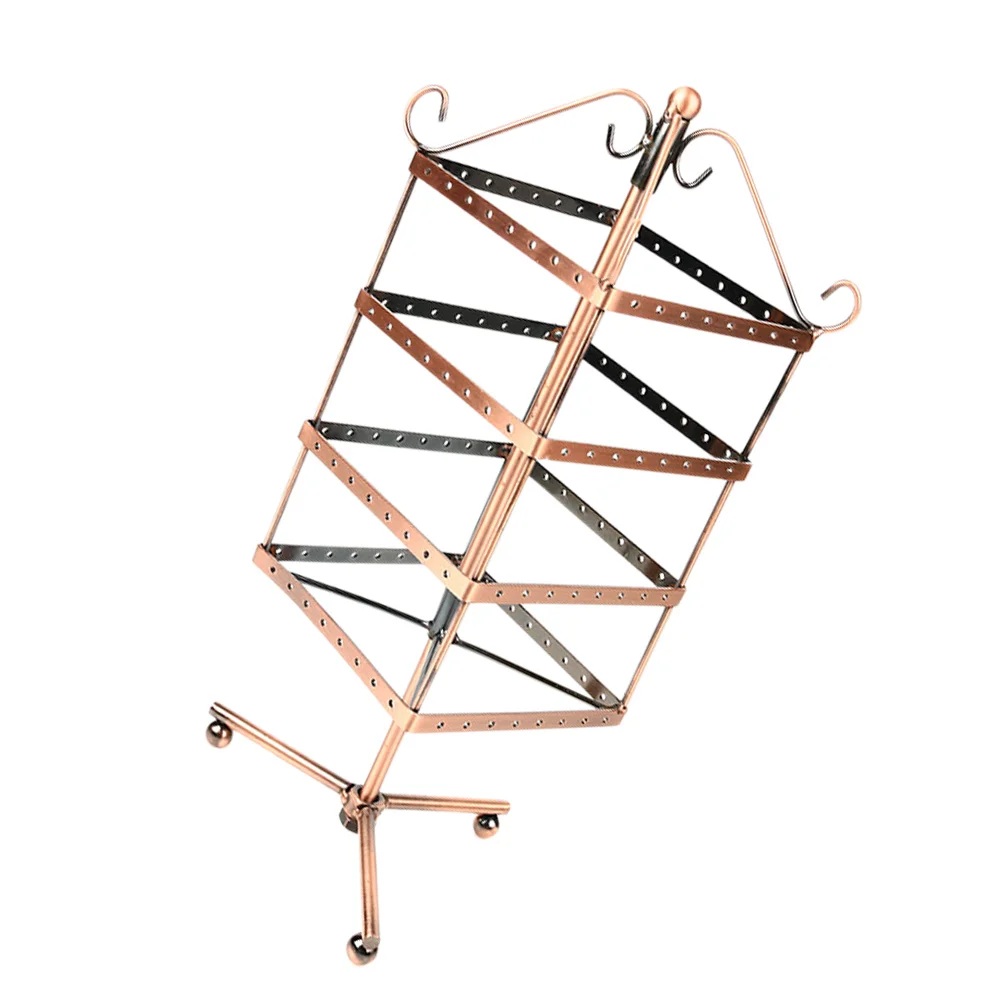 

Earring Display Stand Stud Slatted Jewelry Holder Organizers Rack Accessory Shaped