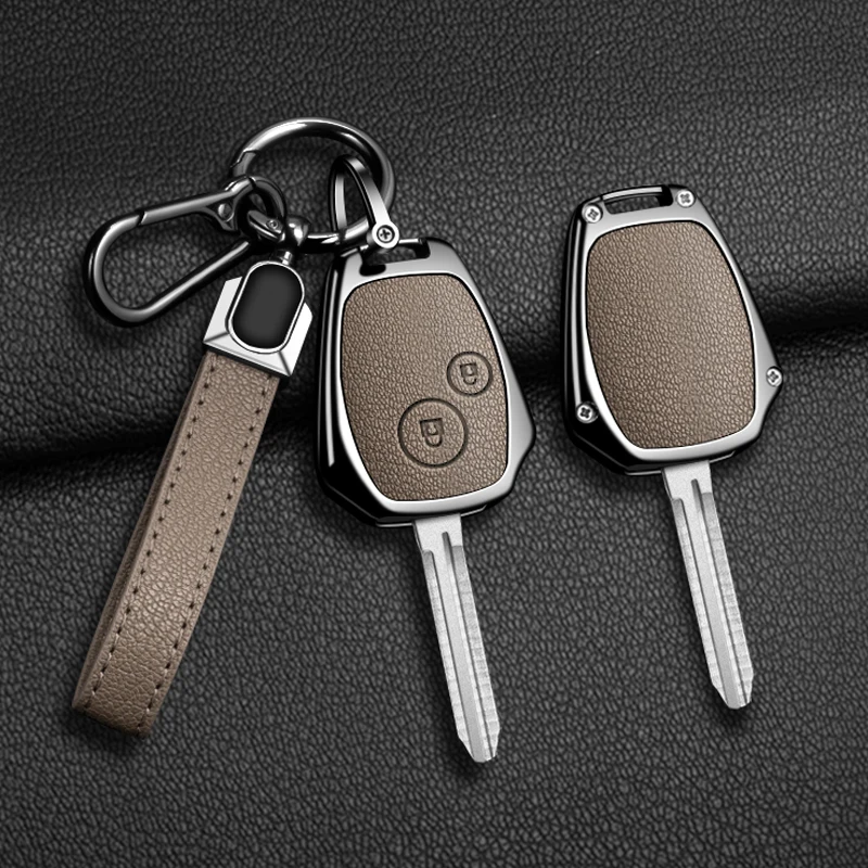 Suitable Zinc Alloy Leather Car Key Case Cover For HONDA Accord CRV Pilot Civic 2003 2007 2008 2009 2010 2011 2012 2013 Accesso