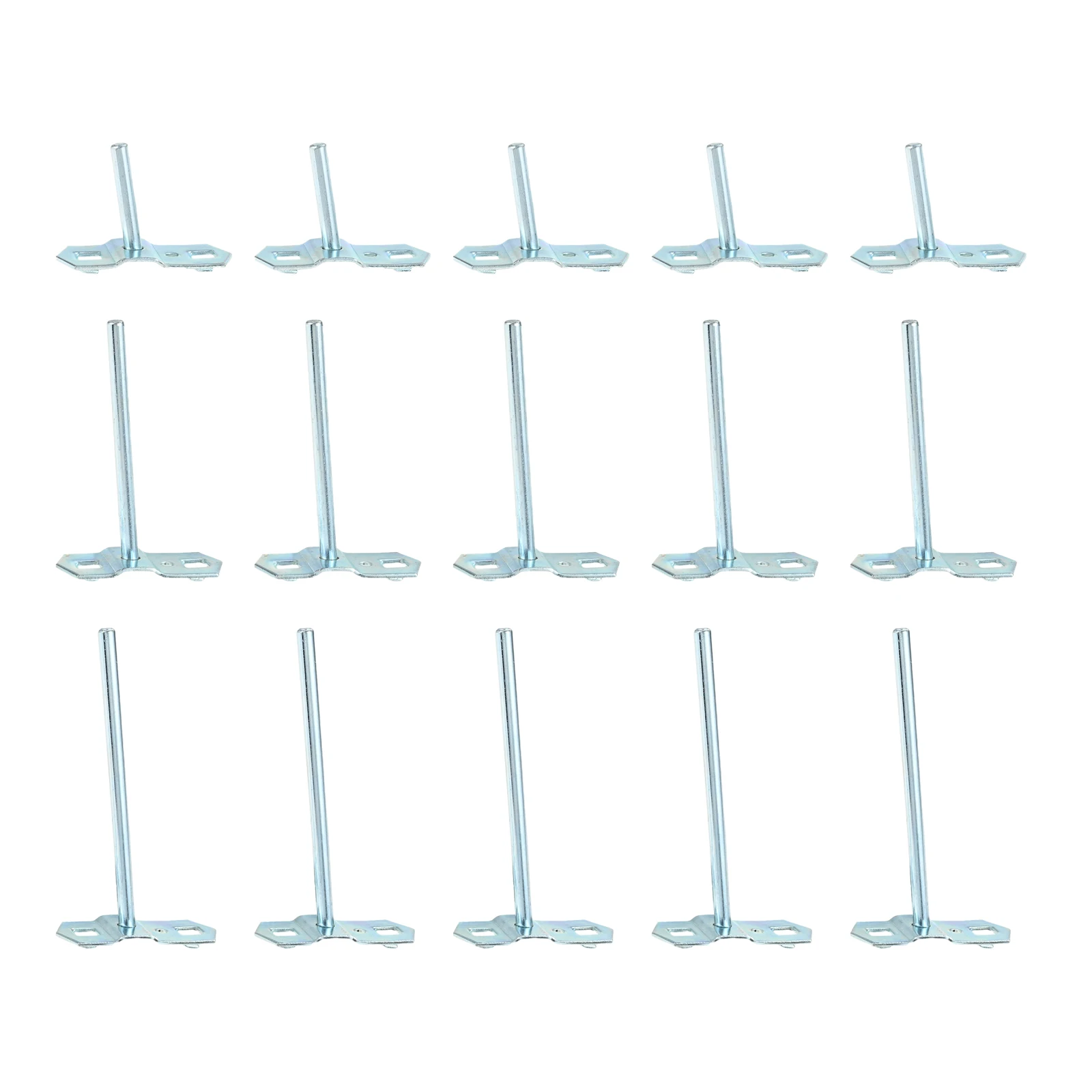 5Pcs Hole Board Hook Wall Mount Steel Oblique Hanger Hardware Tool Hammer/Pliers 25/75/100mm Metal Shelf Hooks for Garage Garden