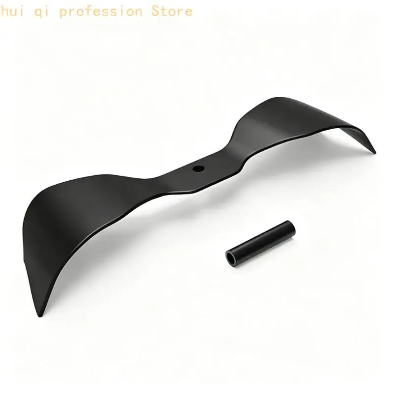 Schwarze Windabweiserplatte, PETG-Motorrad-Cockpit-Ersatzzubehör mit Befestigungsloch und passgenauer Optik für Road H8WE – Detail 6