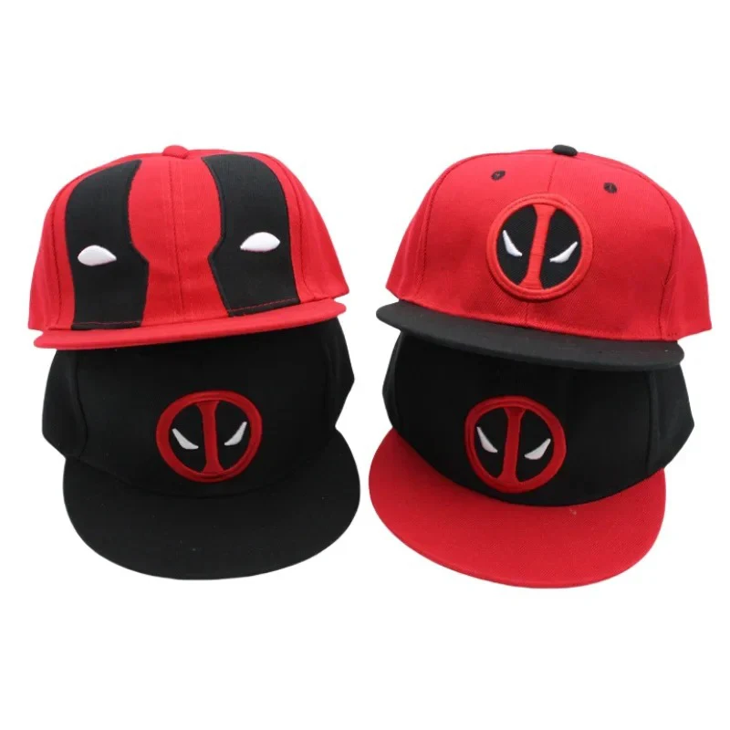 Spring Summer Marvel Deadpool Anime Cartoon Adult Adjustable Cotton Baseball Cap Men Women Outdoor Sports Sunshade Hip Hop Hat