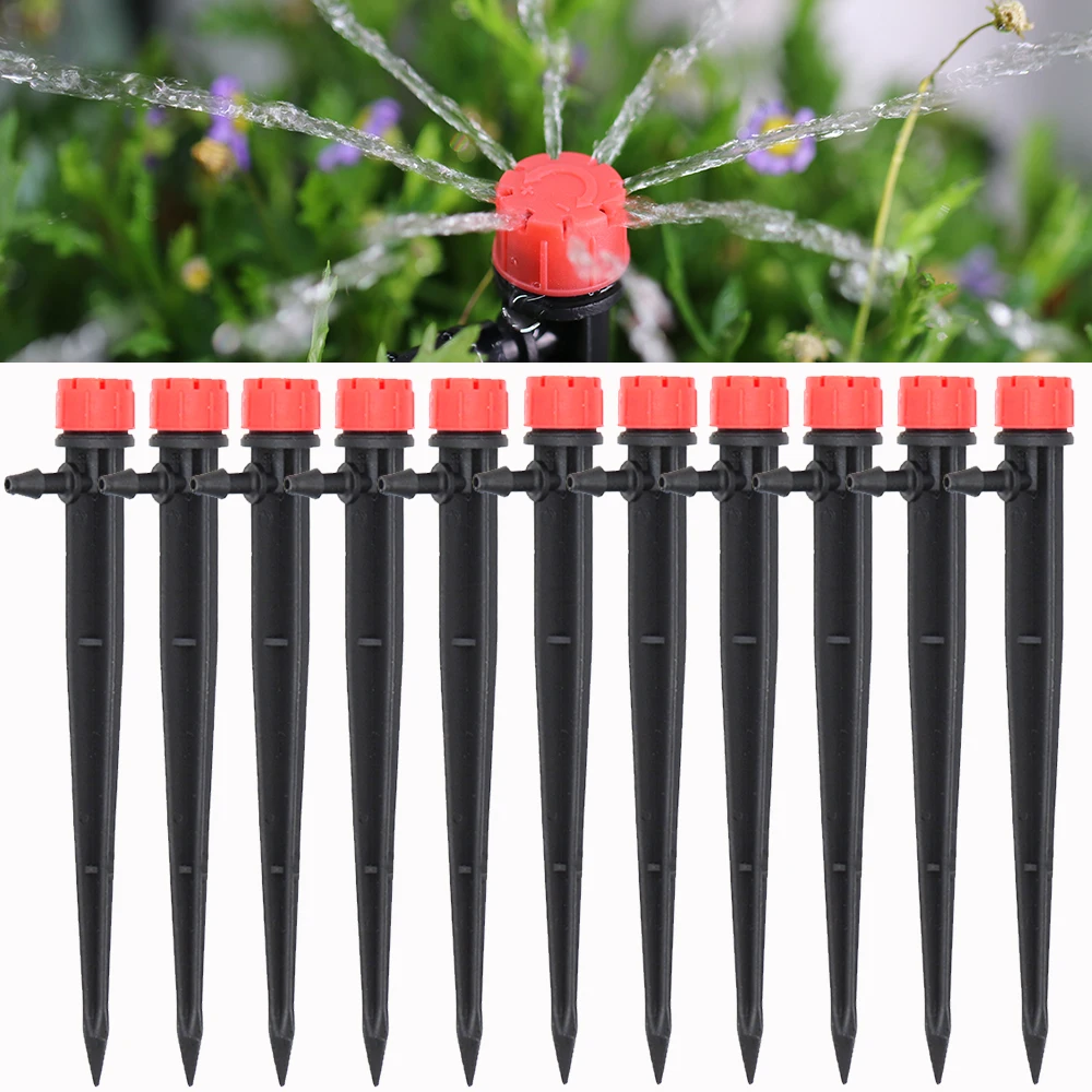 

3000PCS Garden Irrigation Sprinkler 8 Hole Adjustable Watering Dripper 4/7mm Hose Watering Accessories Nozzles Professional Tool