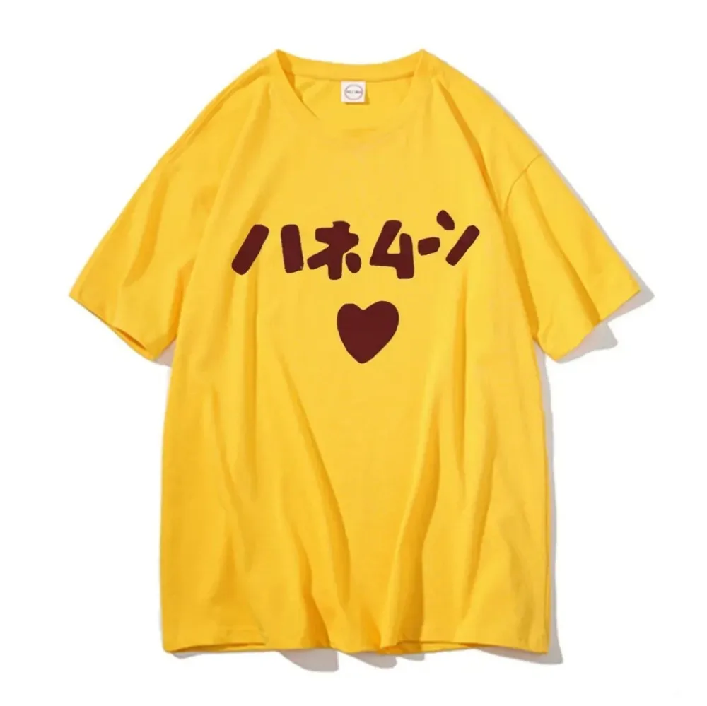 Mismo estilo impreso Camiseta holgada de Manga japonesa para hombre y mujer, camisa divertida de Anime t-shirts  anime clothes