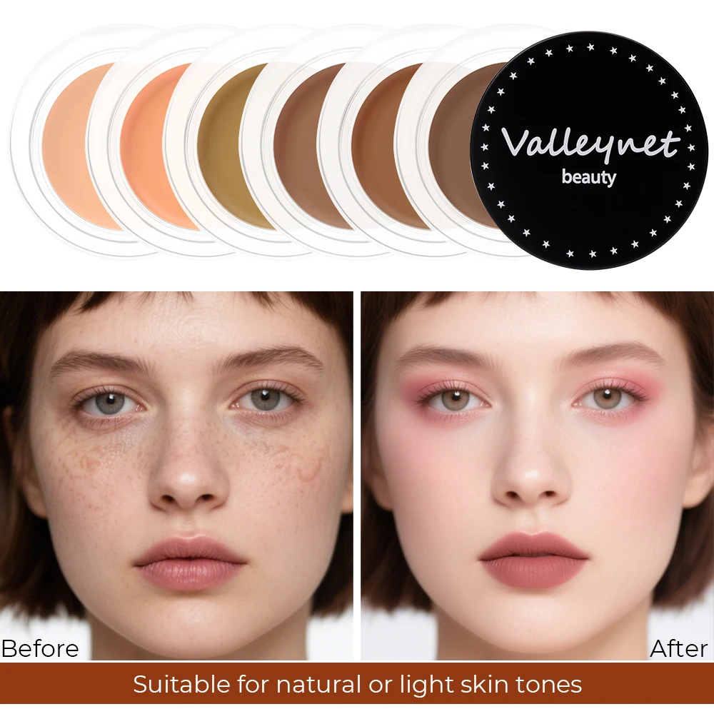 Full Coverage Concealer Cover Anti Dark Circle Freckle Long-lasting Waterproof Foundation BB Cream for Face Makeup Base Cosmetic