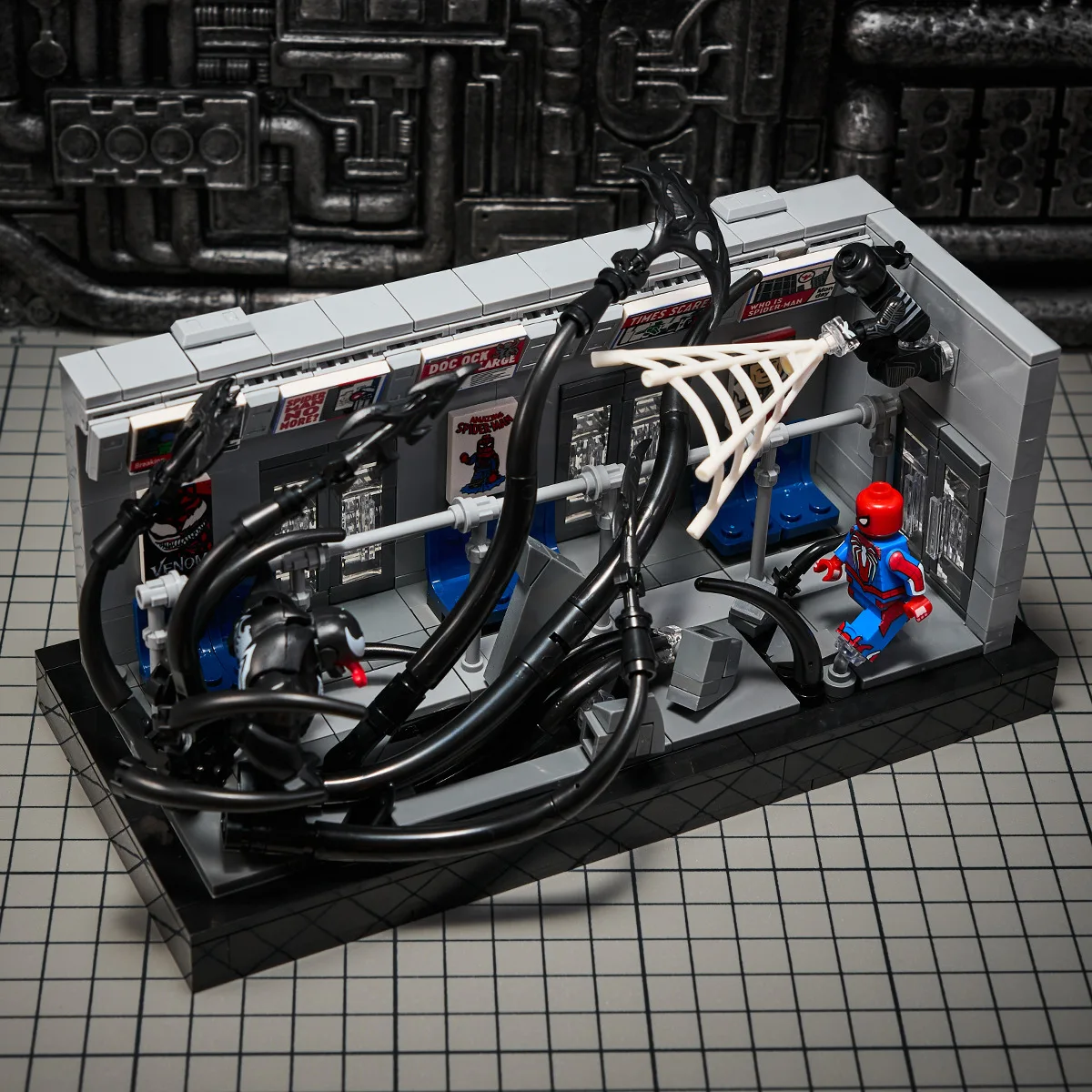 

Человек-паук против веона, аниме-фигурка, собранные строительные блоки, экшн-фигурка, модель прифера, реквизит, коллекция, ремесла, подарочные игрушки для детей