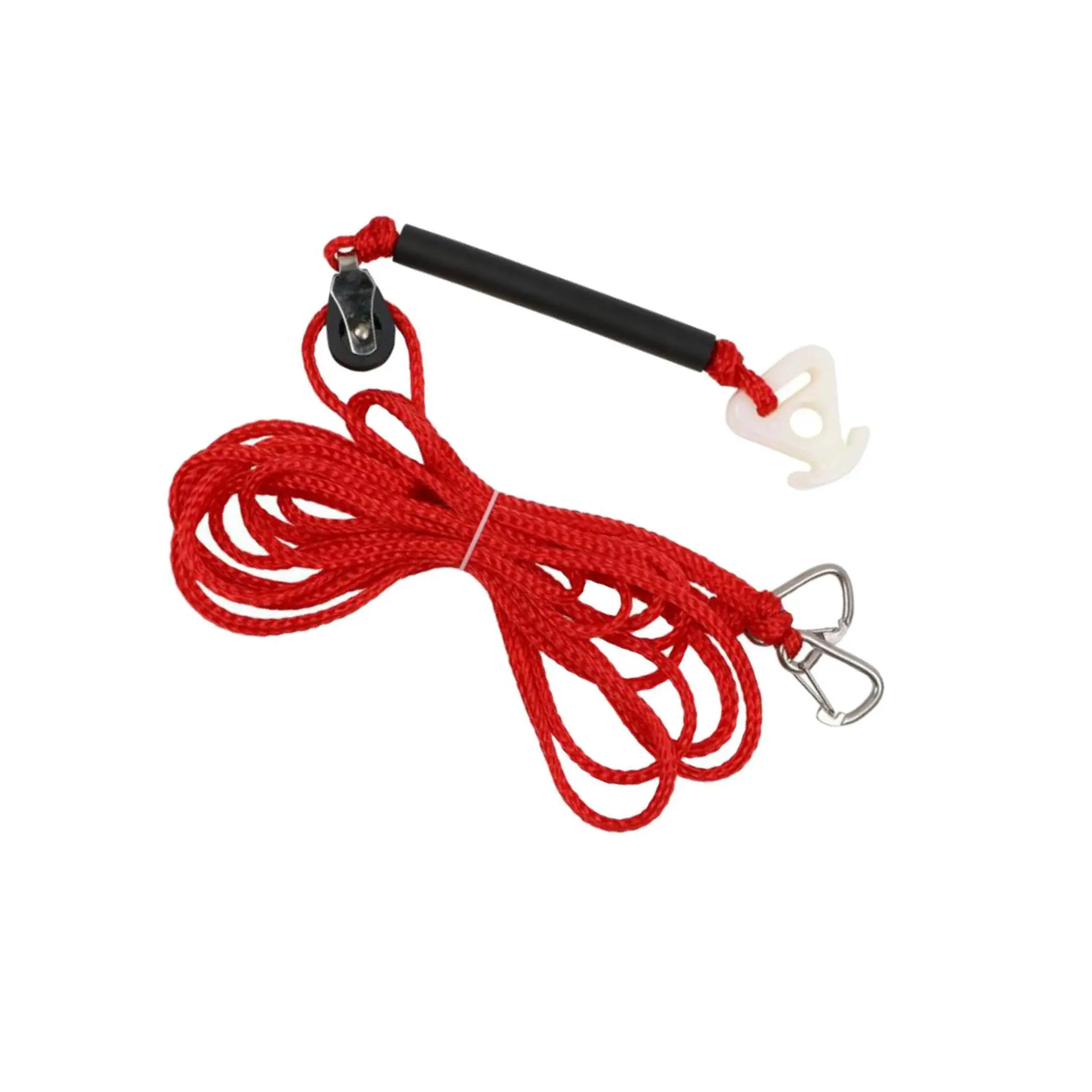 Pulley Boat Tow Harness Watersports Rope 12 Feet for Boating Water Skiing