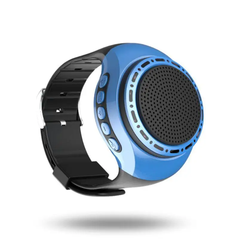 

U6 Bluetooth Watch Speaker Wearable Sports Wrist Smart Watch Speaker Selfie Hands Free Call Tf Card Portable Subwoofer