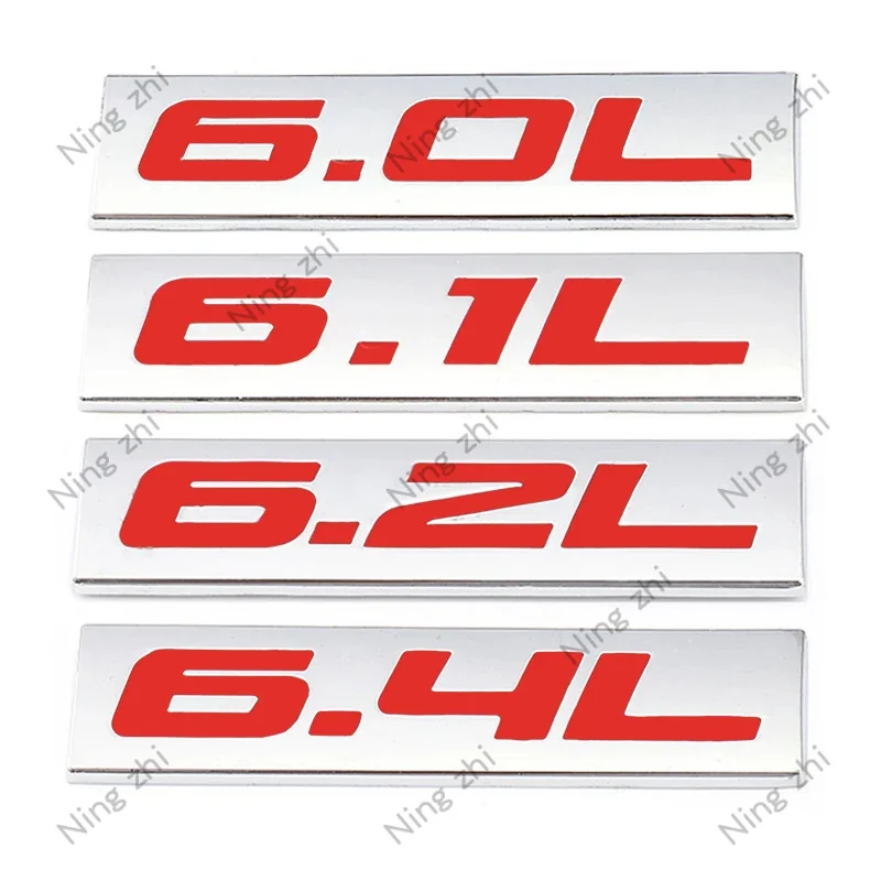 

Metal 6.0L 6.1L 6.2L 6.4L Energy Emblem Badge Trunk Car Sticker Decal For CHEVROLET CHEVY FORD DODGE TOYOTA HONDA Mazda Cadillac