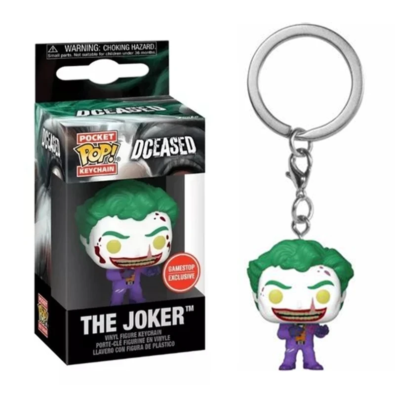 FUNKO Pocket New Suicide Squad The Joker Harley Quinn Pocket Pop