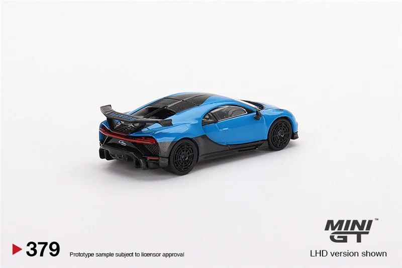 MINI GT 1:64 Chiron Pur Sport Blue LHD Diecast Model Car