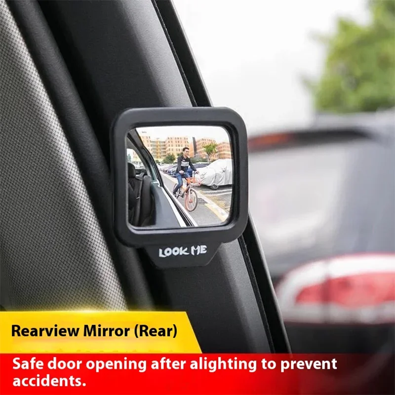 270 Degrees Car Rearview Mirror Baby Angle Wide Rear Magnet Eliminate Auxiliary Point Blind Safety Auto Accessories