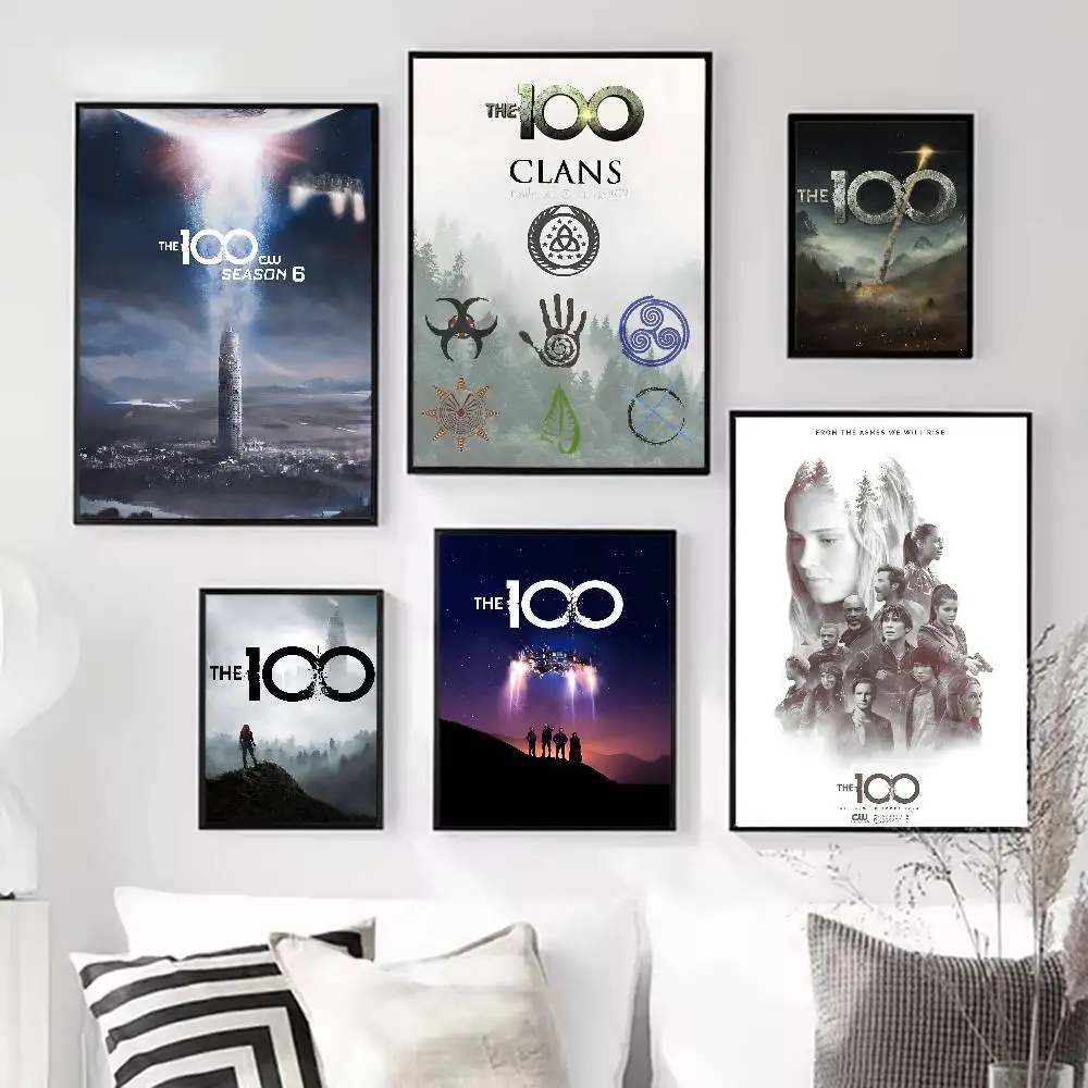 عرض المسلسل التلفزيوني للموسم 100 ملصق الفيلم HD ملصق جداري فني لاصق مقاوم للماء ديكور جمالي لغرفة المعيشة المنزلية.