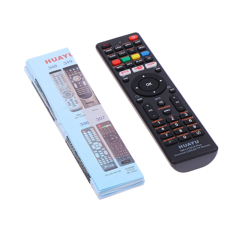 【C】1Pc Universal RM-L1130+X Plus LCD TV Remote Control Smart Home TV Box Television Replacement Remote Control