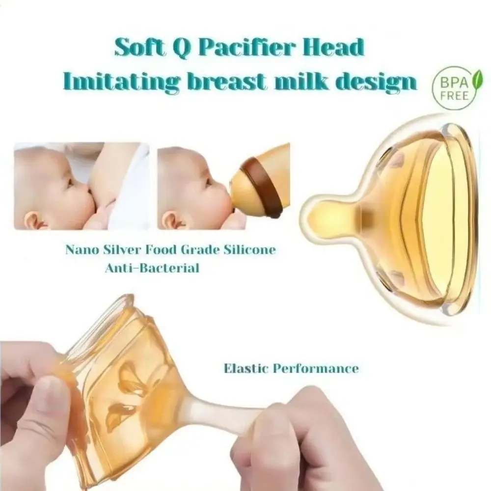 

High Quality 150ml/240ml Bottle Wide Caliber Portable Water Cup Anti Falling Anti Bloating Silicone Bottle Feeding Supply