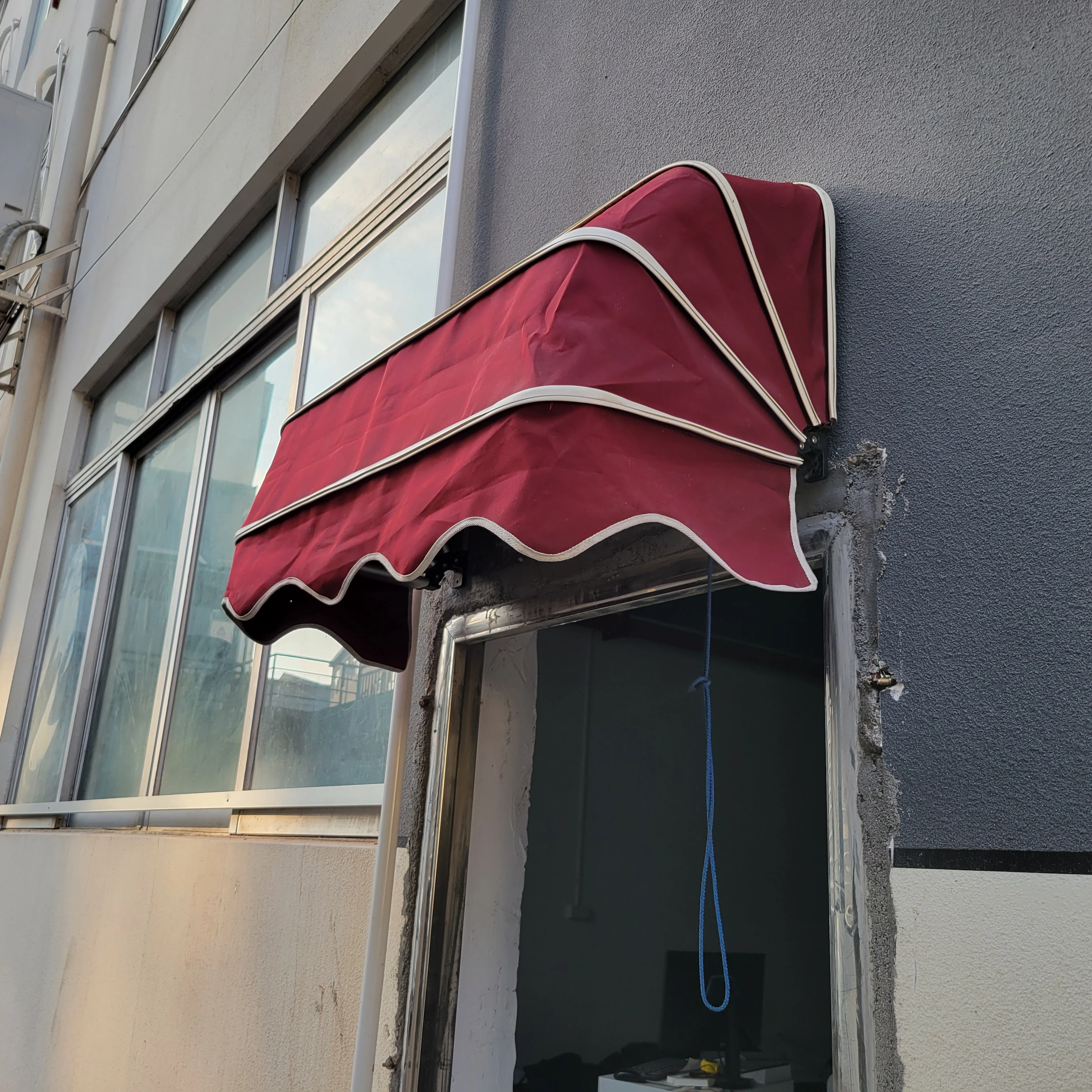 Outdoor Aluminum Manual Window Awning French Sunshade Balcony Canopy
