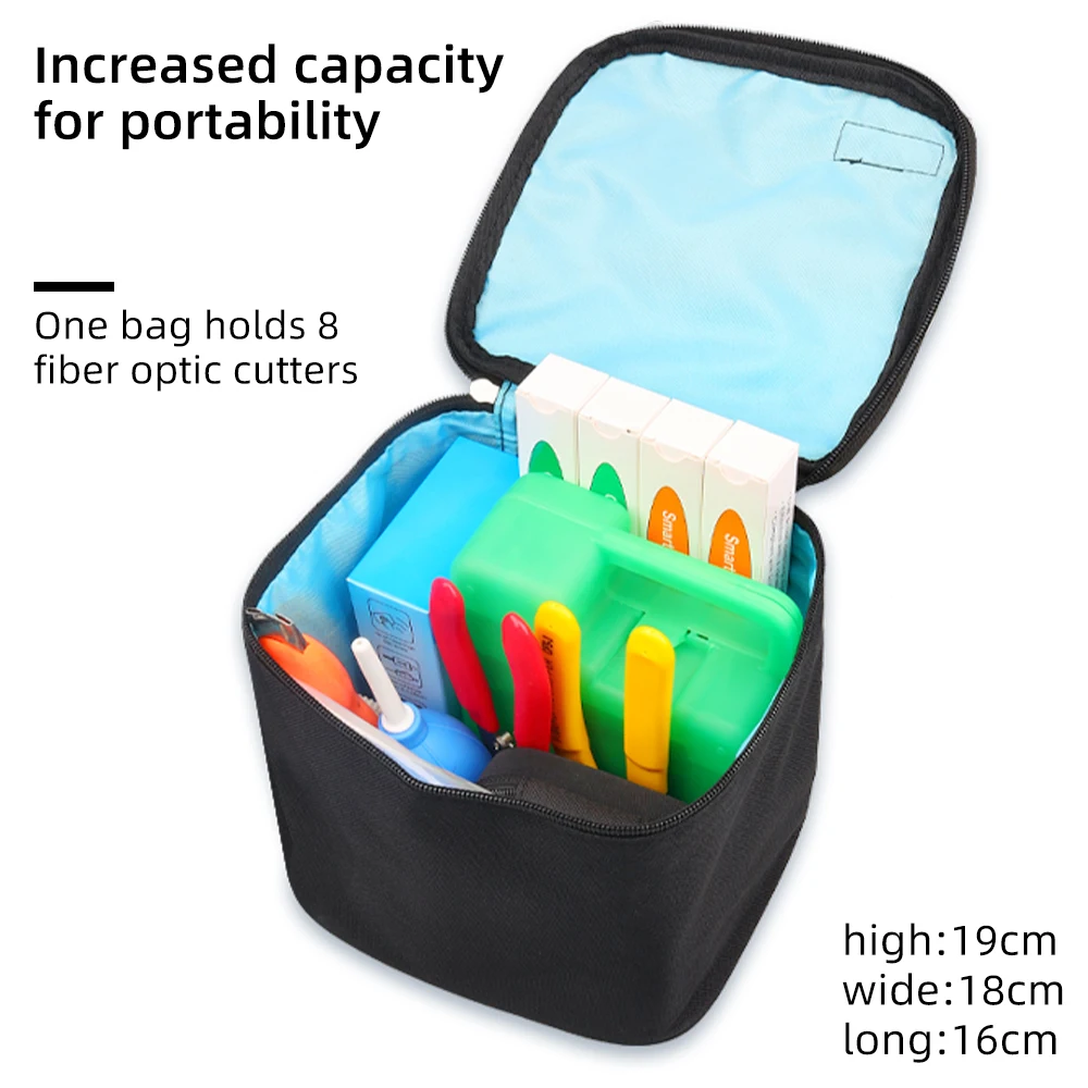 Optical fiber tool kit optical fiber cutting knife storage bag empty bag thickened wear-resistant installation and maintenance