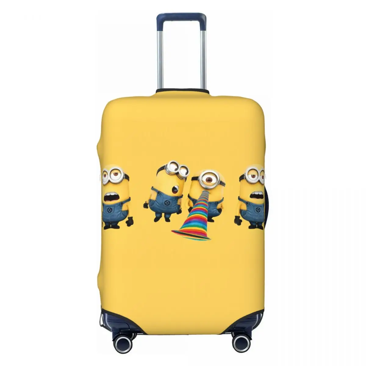 

Custom Yellow Man Luggage Cover Elastic Travel Suitcase Protective Covers Suit For 18-32 inch