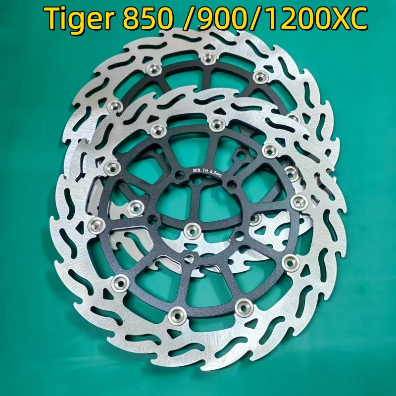 The flame-finished aluminum wheel hubs are suitable for Tiger 850 / 900 / 1050 / 1200 XC/GT/S/RS/RR/Rally/Scrambler 1200 XC / Ro