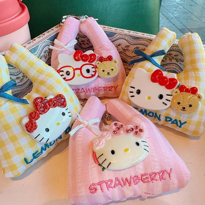 

Adorable Cartoon Mischievous Kitten Pendant Keyring Soft and Cute Cartoon Kitten Pendant Student Style Pendant