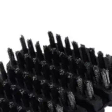 Steel Wire Barbell Cleaning Brush For Knurling Grooves, Weightlifting Bar Cleaner With Curved Plastic Body To Remove Chalk