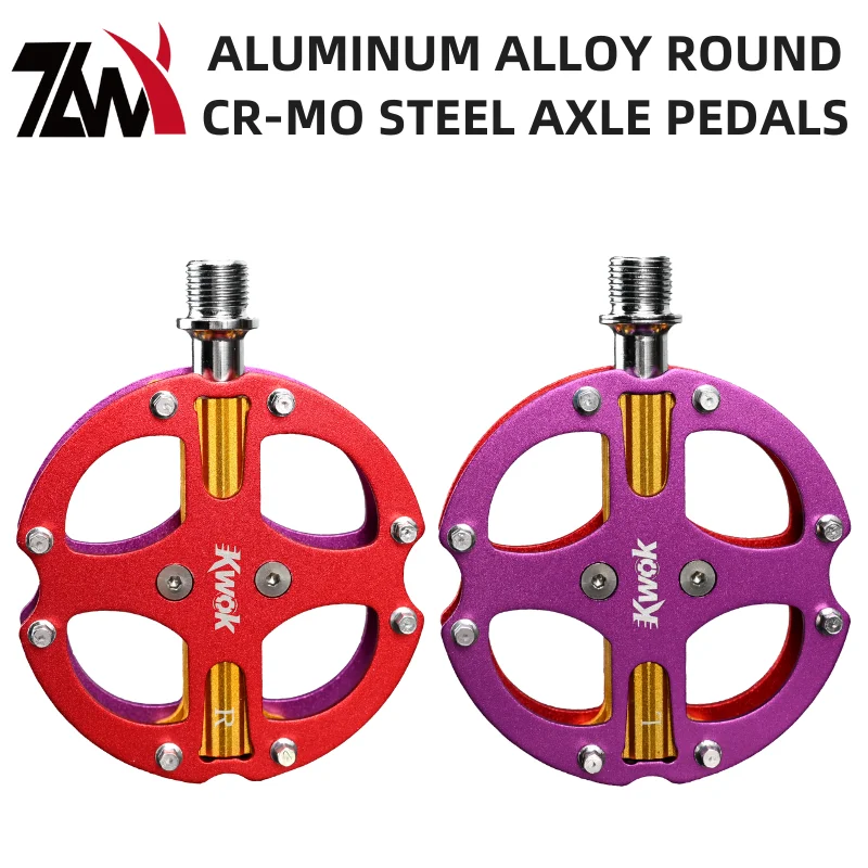 

Сверхлегкие велосипедные педали из алюминиевого сплава с 3 герметичными подшипниками, нескользящая легкая платформа для езды на горных велосипедах/дорожных велосипедов