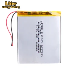 Liter energy battery 1pcs/lot Li-ion battery 407080 3.7v 2500mAh Lithium Polymer Battery For Mp3 7 inch 8 inch
