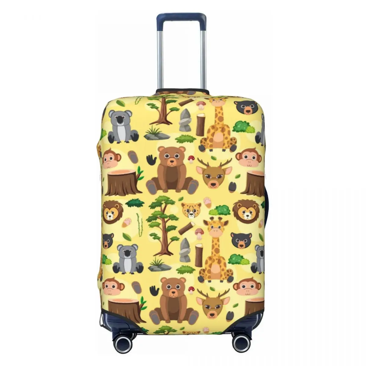 

Пользовательские милый медведь, коала, животные, чехол для багажа, милый мультяшный защитный чехол для чемодана, костюм для 18-32 дюймов