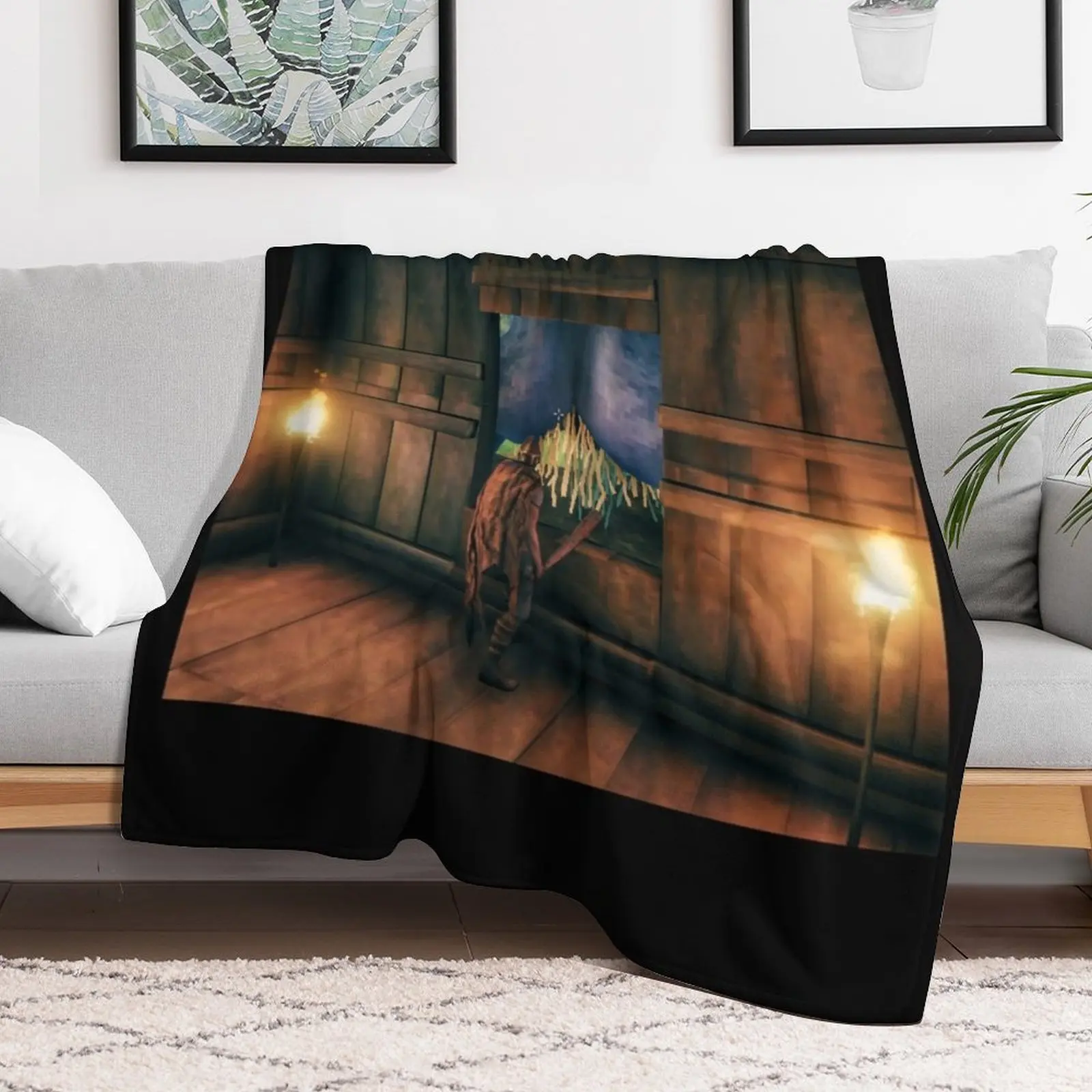 Valheim - Forest Troll Butt (gift) Throw Blanket Comforter Decorative Beds Summer Beddings Giant Sofa Blankets