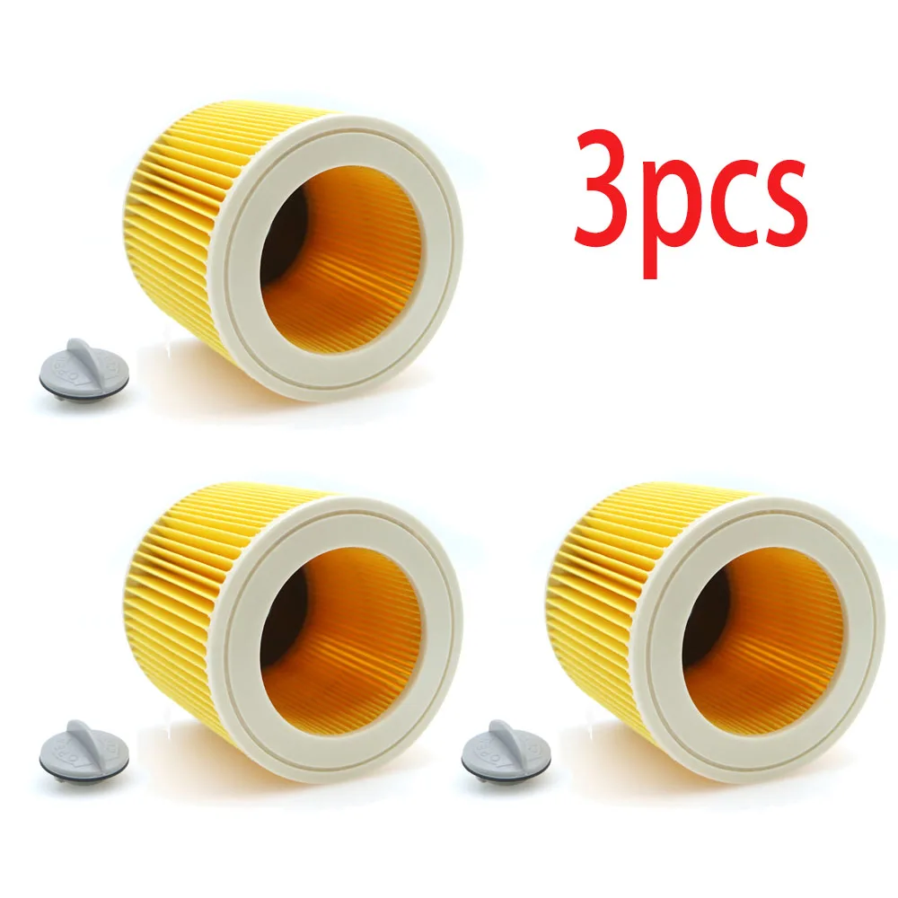 For Karcher Vacuum Cleaners parts Cartridge HEPA Filter WD2250 WD3.200 MV2 MV3 WD3 karcher filter parts air dust filters