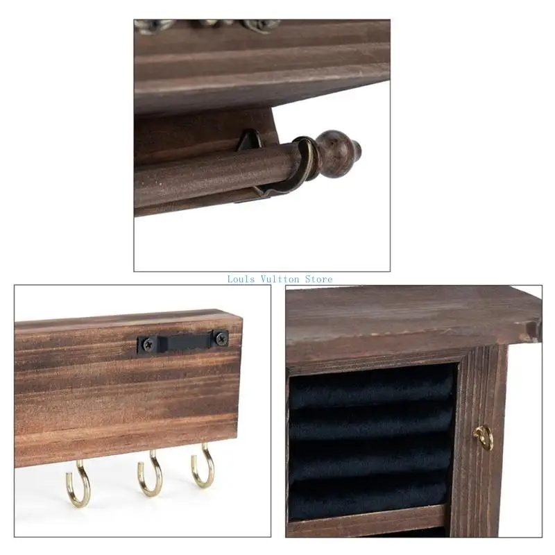 

L5YB Wall-mounted Jewelry Display Holders Material for Earrings Jewelry Necklace