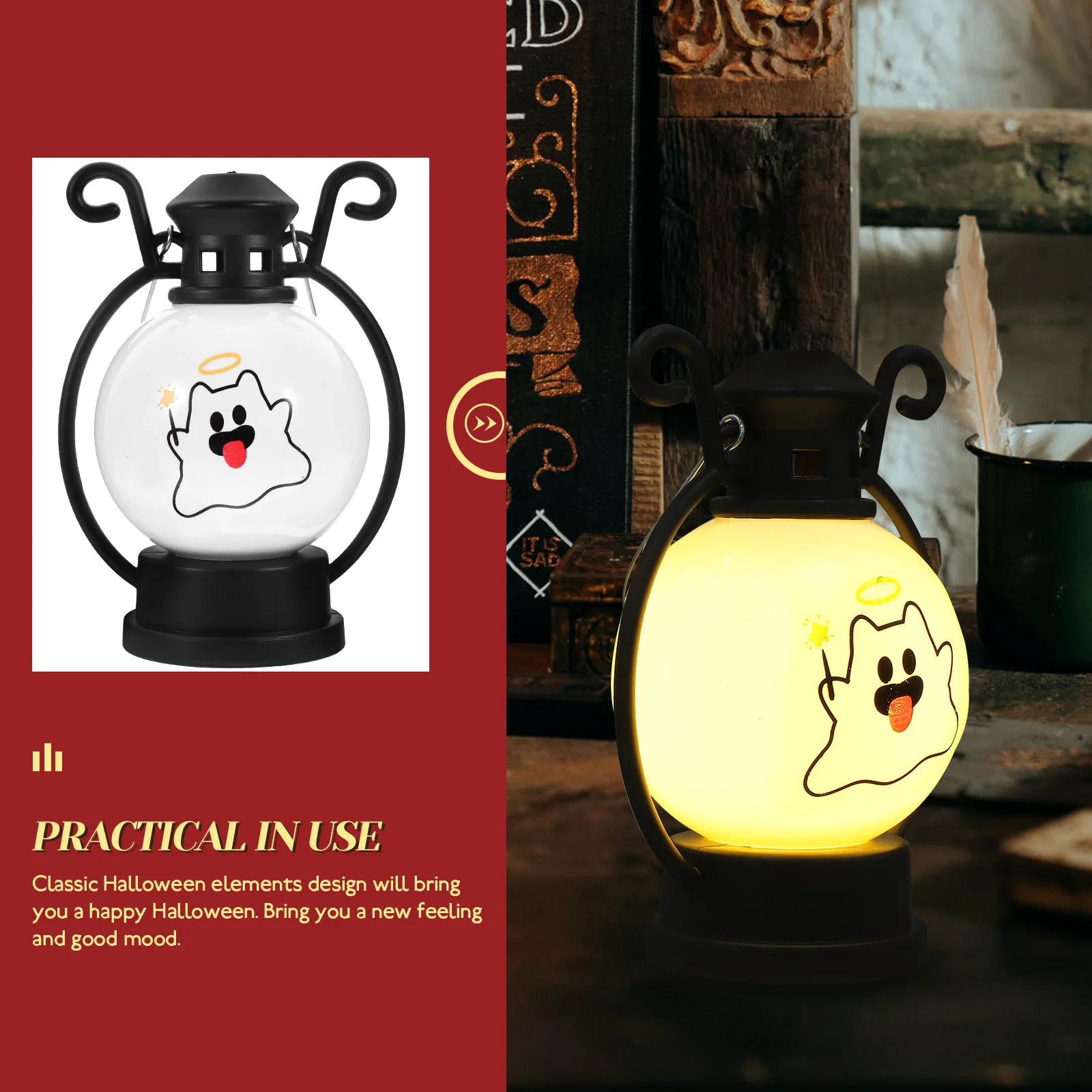 

Creative Night Light Halloween Decorations Indoor Lanterns Decorative Pp Party Lights Home