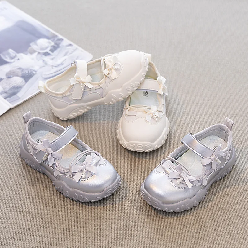 

New Sneakers Girl Summer Fashion Breathable Girl Shoe Versatile Anti Slip Soft Sport Shoe Exquisite Elegant Lightweight Kid Shoe