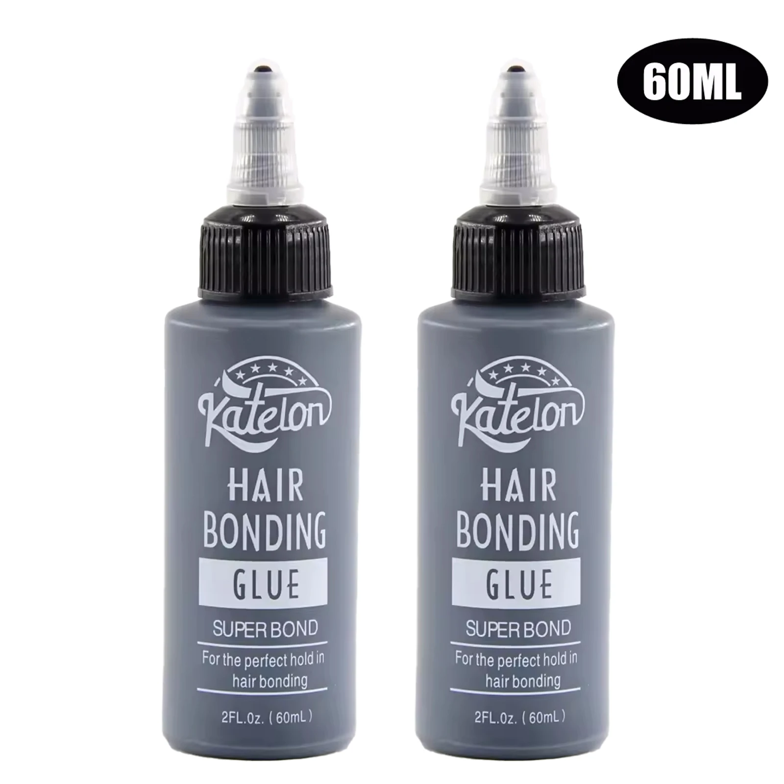 

60ML Hair Extension Bonding Glue Waterproof Sweatproof Strong Hold Long Lasting Hair Replacement Glue For Salon Wig Styling Tool