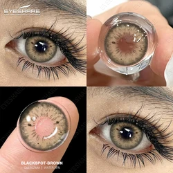 AMARA-lentillas de colores para ojos, lentes azules, grises, verdes, naturales, de moda, belleza, 1 par