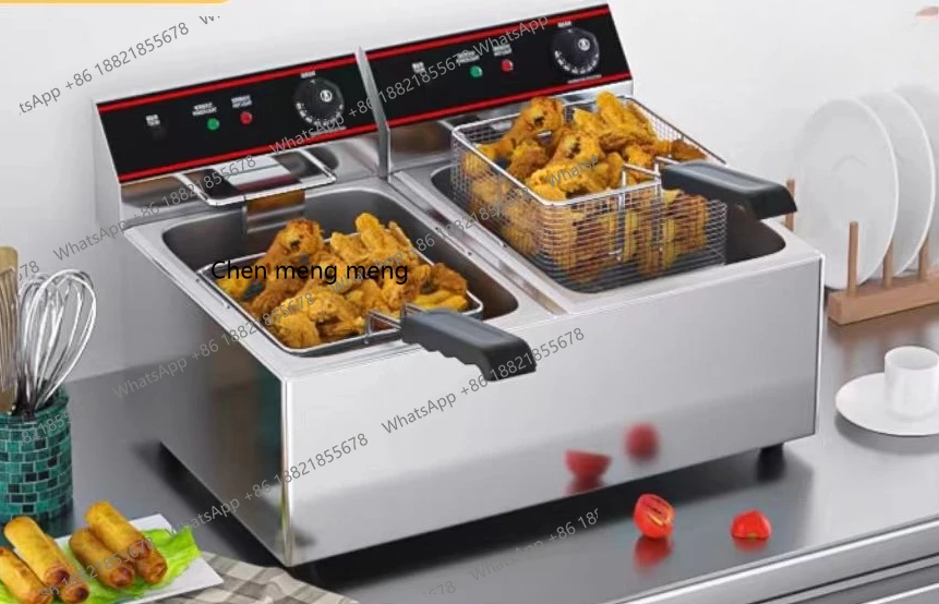 

Commercial Fritters and Chips Electric Fryer Small Desktop Thickened Fryer Machine