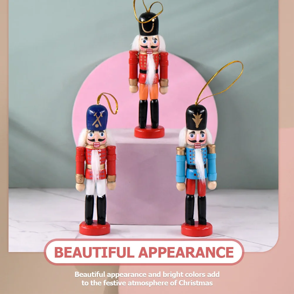 

Christmas Decoration Miniature Nutcracker Ornaments Nutcrackers Craft Crafts Home Small Figure