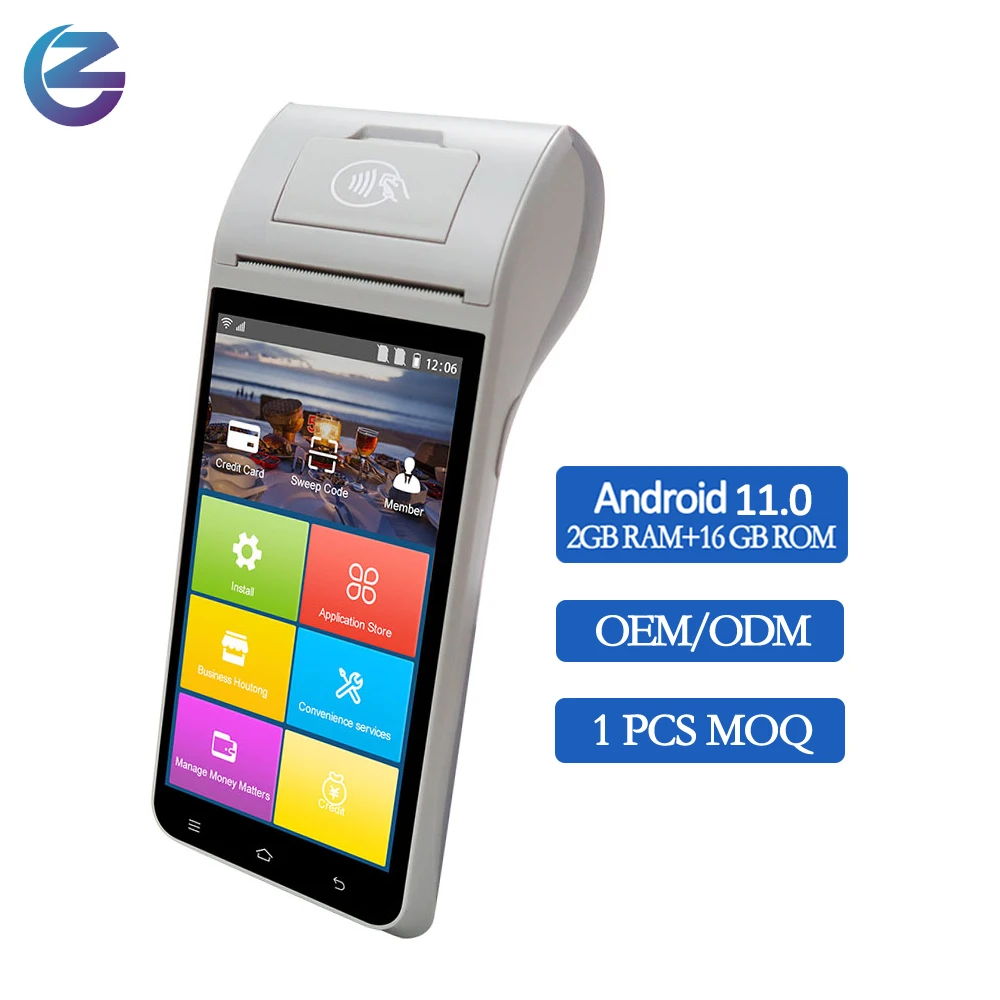 Cheap Price Portable 4G Android Pos ZCS Z91 Ticketing POS System with Printer for Mobile Parking Management