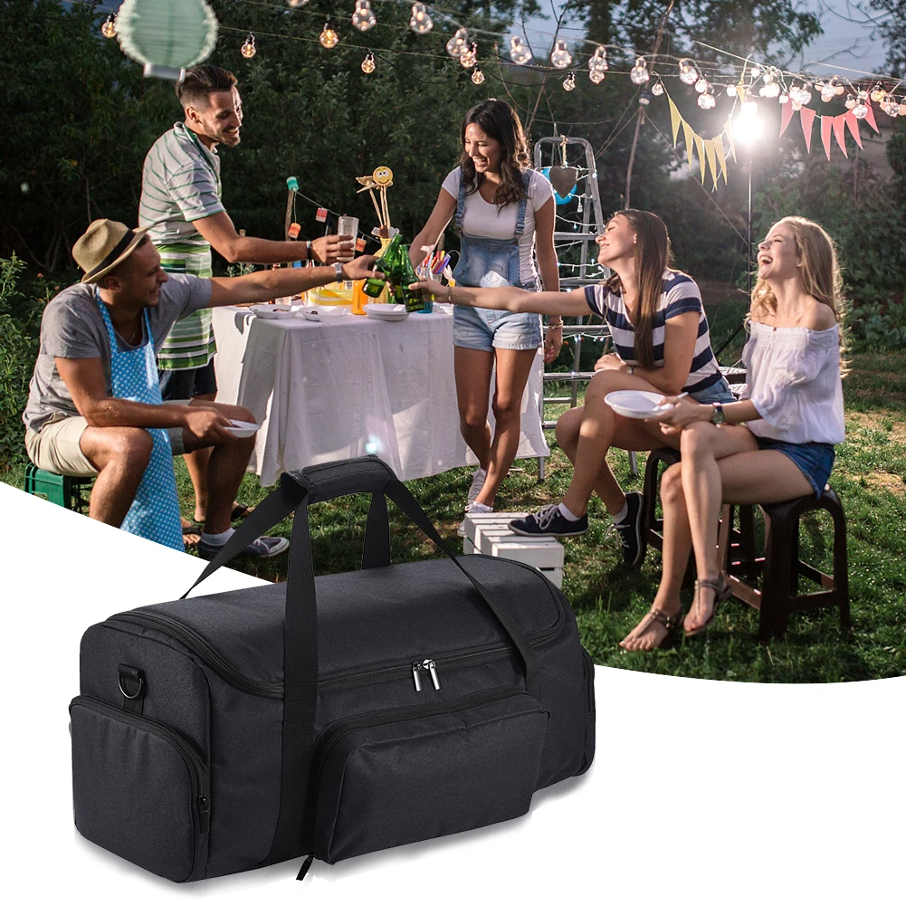 

Multifunctional Travel Carry Case Cover Bag Cables Charger Holder Carry Tote Bag for JBL Partybox On The Go Bluetooth-compatible