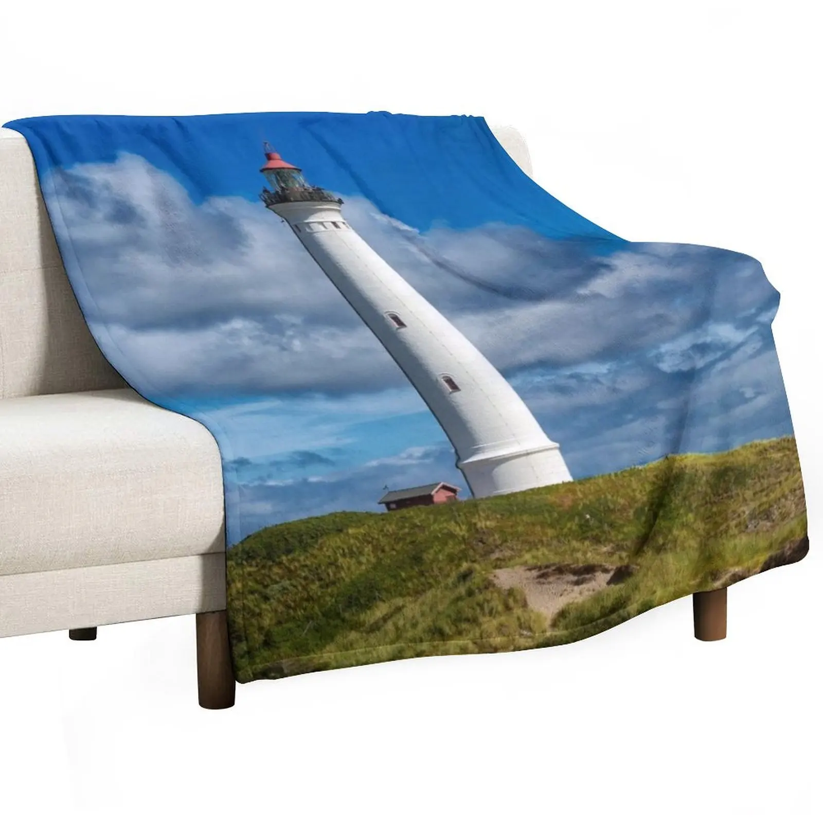 

Lyngvig Fyr lighthouse Throw Blanket Thermals For Travel Giant Sofa Blankets For Baby Furry Blankets