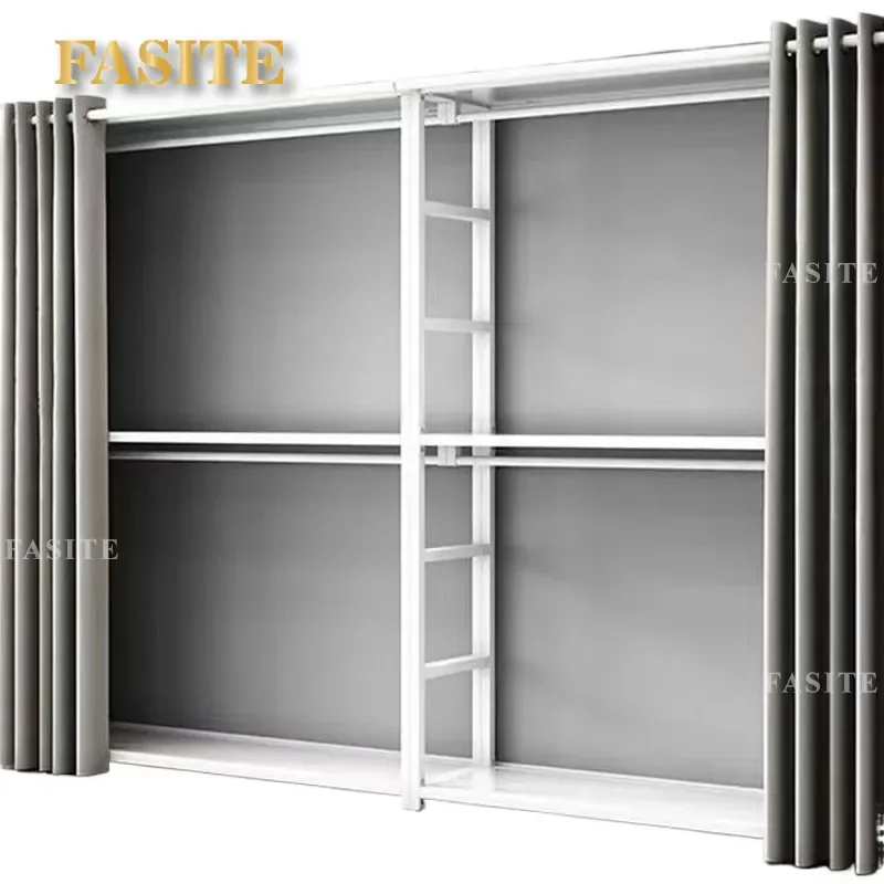 For Open Wardrobe Hanger Bedroom Floor to Ceiling Metal Clothes Rack Simple Storage Organizer for Rental House Small Room
