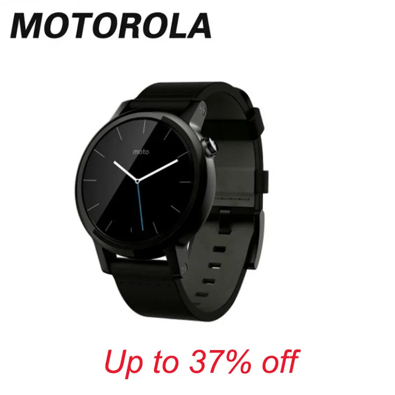 

Motorola smartwatch 2nd generation Moto 360 2 smart watch men international version Waterproof Global Version