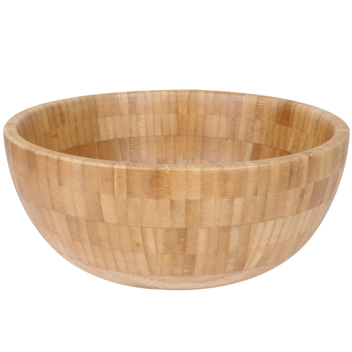 

Bamboo Bowl Medium Size Safe Food Fruit Salad Storage Home Kitchen Tableware Smooth Clear Grain Bowl Bamboo
