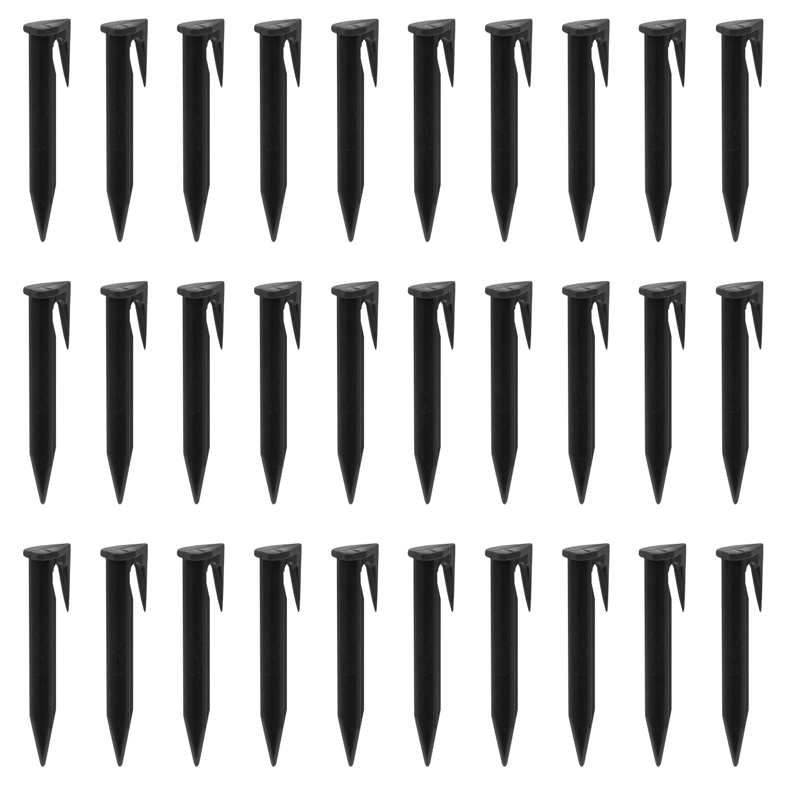 

50 Pcs Ground Nail Beach Tent Camping Canopy Nails Gardening Supplies Shade Outdoor Plastic Pegs Stakes