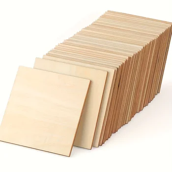 Blank Wood Squares 1