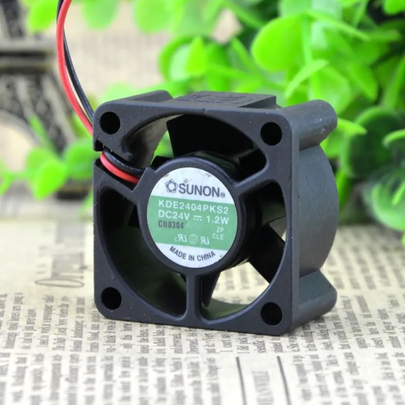 

Для Sunon KDE2404PKS2 24 в 1,2 Вт 40 мм 4020 2 провода магнитный подшипник HYPRO охлаждающий вентилятор