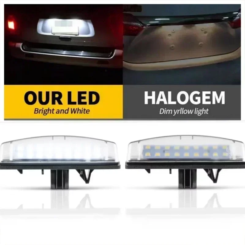 

For MITSUBISHI Colt Plus Grandis 2003~2022 2023 2024 2025White LED Number License Plate Light Lamps Car-Styling Number Lamps