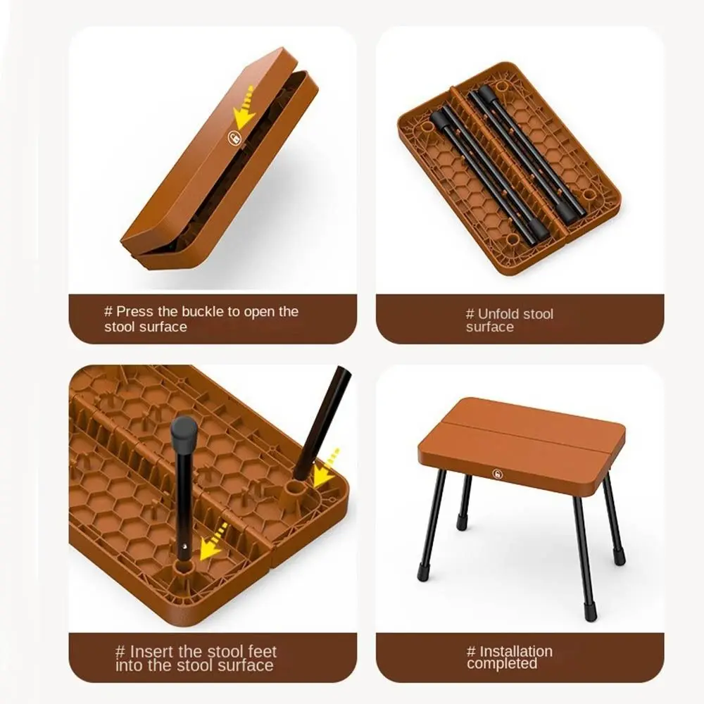 

Aluminum Alloy Folding Chair Wear-resistant Strong Load-bearing Foldable Stool Lightweight Compact Fishing Stool