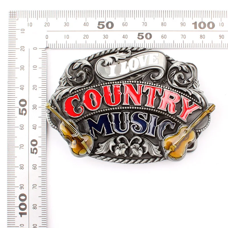 Country Muziek Gesp Handgemaakte Zelfgemaakte Riem Componenten Tailleband Diy Accessoires